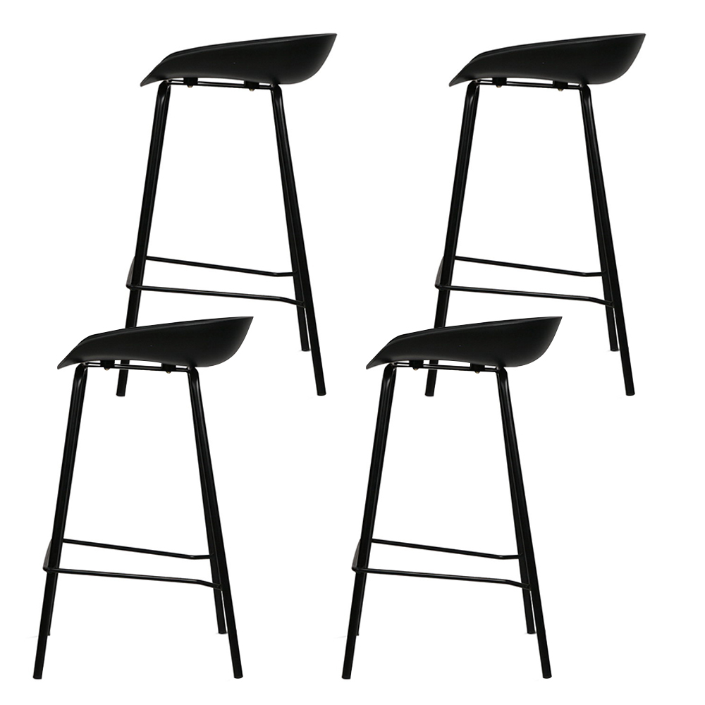 Artiss 4x Bar Stools Kitchen Counter Stools Metal - Image 3