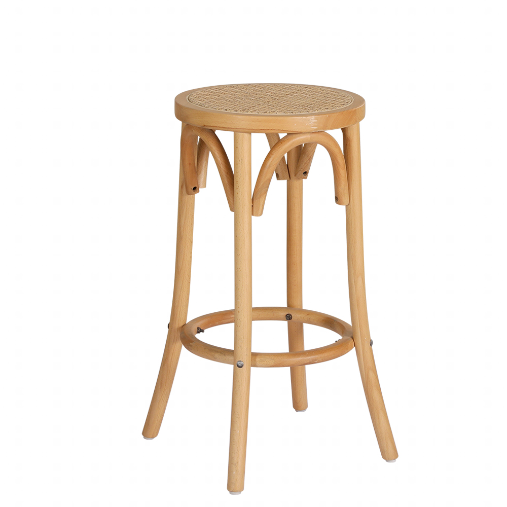 Artiss Bar Stool Rattan Seat Wooden - Image 7