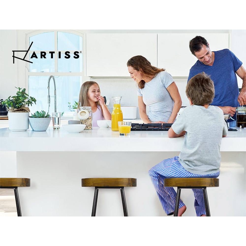 Artiss 4x Bar Stools Tractor Seat 65cm - Image 7
