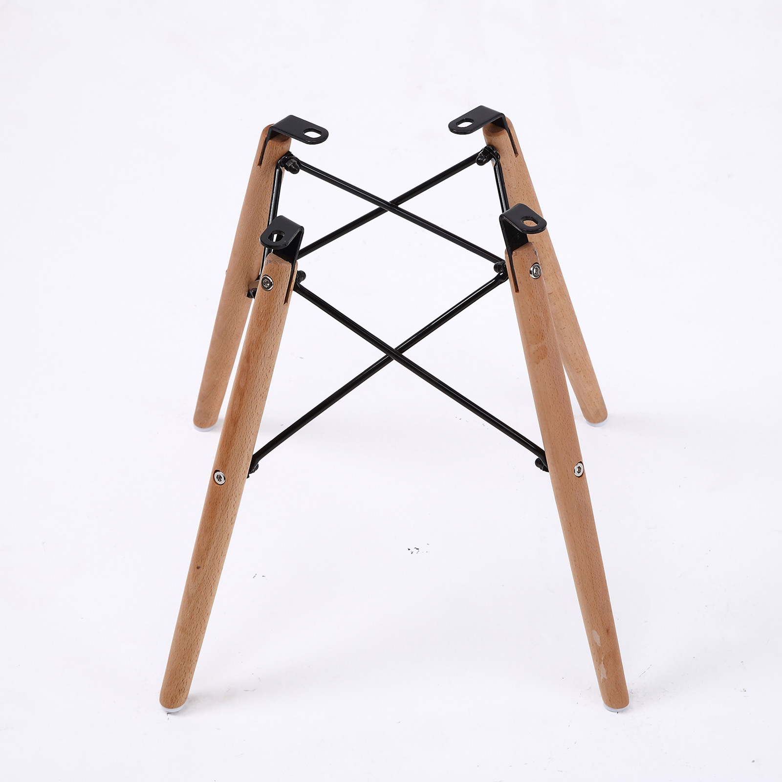 4X Retro Dining Cafe Chair DSW BLACK - Image 7