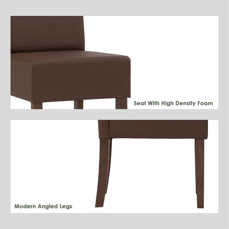 Mesi Dining Chair x2 - Natural Colour Legs Blue Colour Challis Fabric Upholstery - Image 8