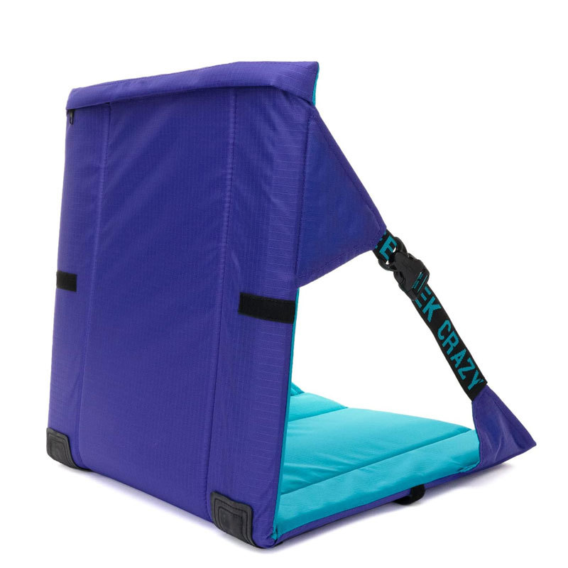 Blue Portable Outdoor Camping Seat Pad with Backrest, Foldable & Waterproof Concert Cushion, 600D Oxford Fabric, Ideal for Hiking & Picnics - Image 4